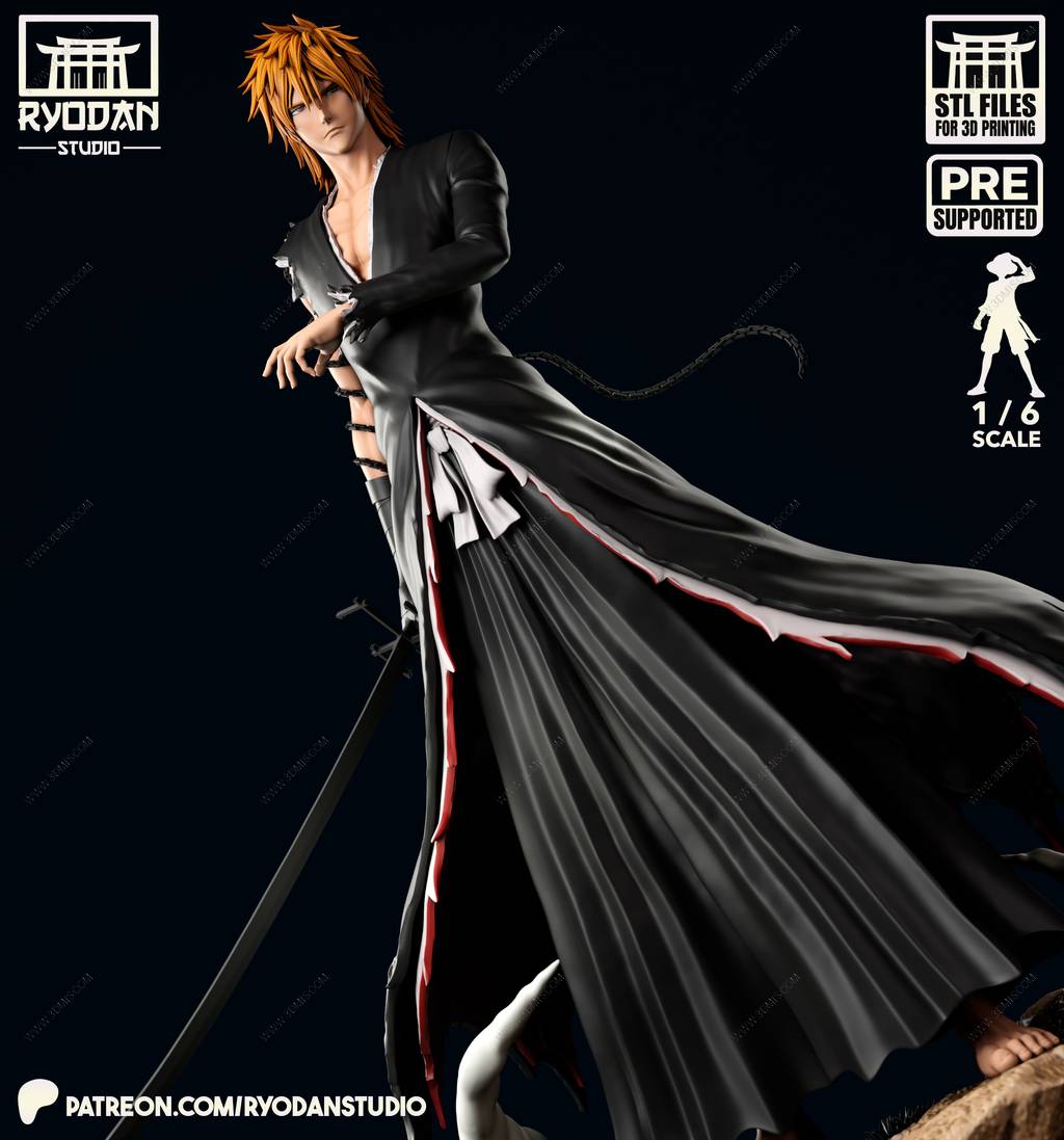 P站图纸印象馆 Ryodan 死神 黑崎一护 Ryodan 死神 黑崎一护