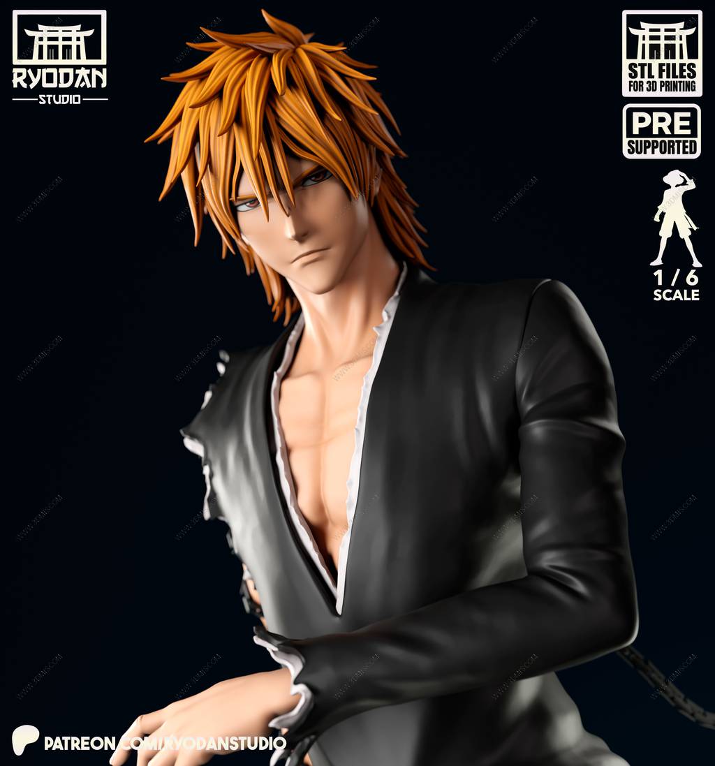 P站图纸印象馆 Ryodan 死神 黑崎一护 Ryodan 死神 黑崎一护