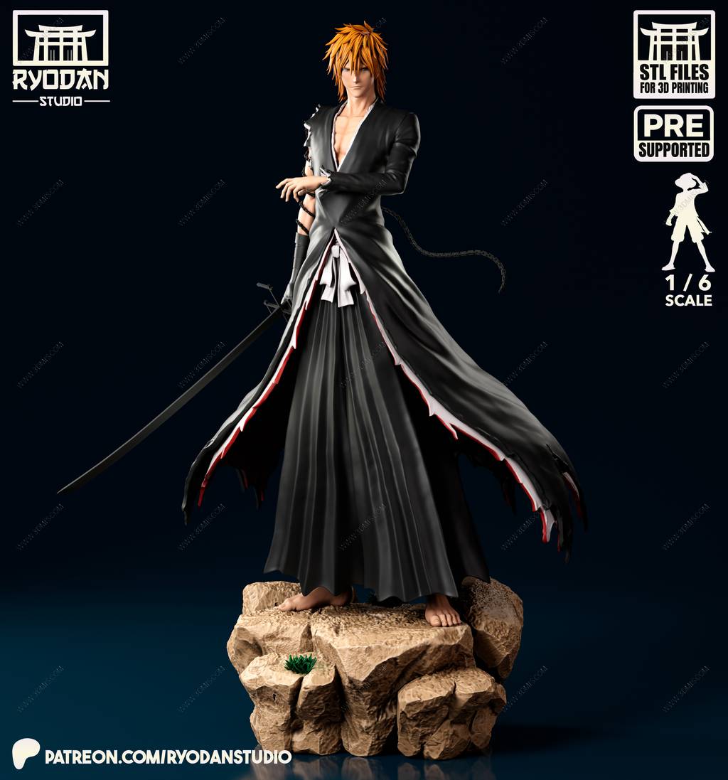 P站图纸印象馆 Ryodan 死神 黑崎一护 Ryodan 死神 黑崎一护