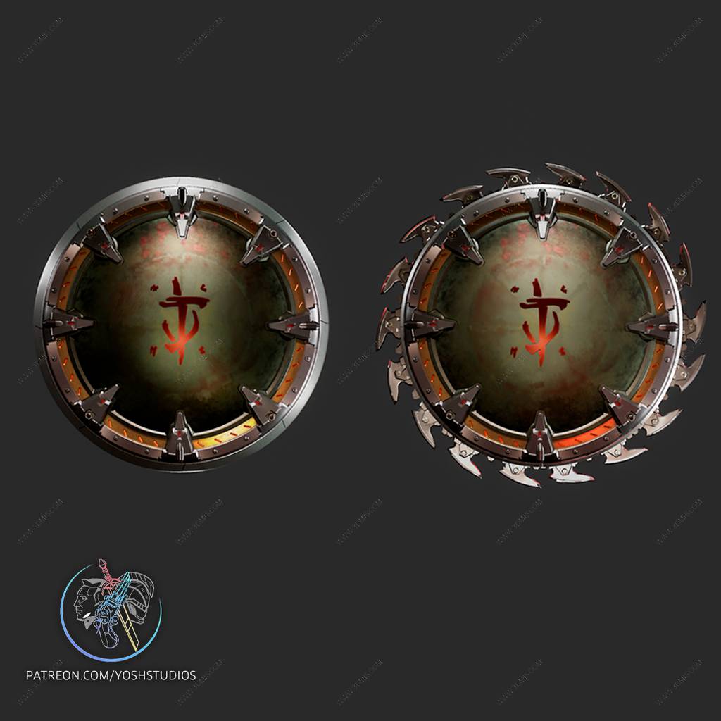 P站图纸印象馆 Yosh 毁灭战士的盾牌 Yosh 毁灭战士的盾牌