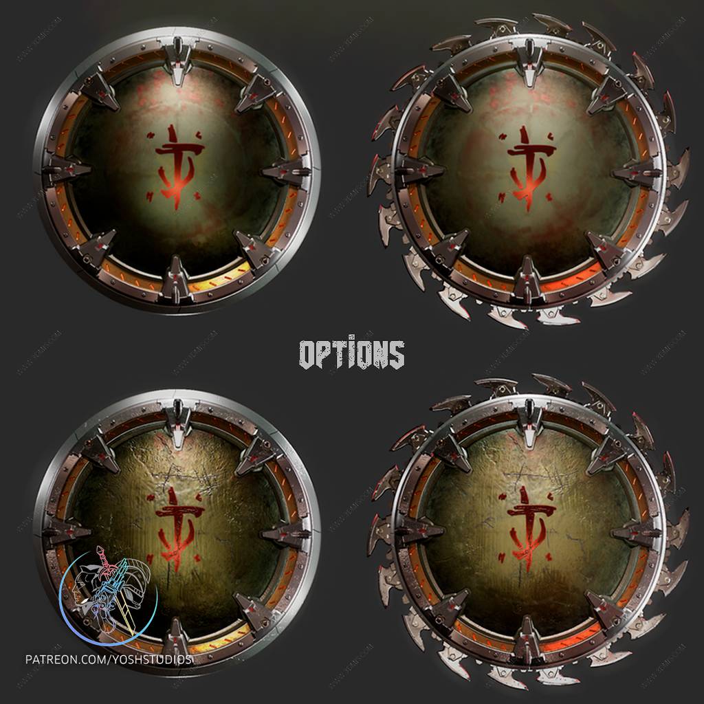 P站图纸印象馆 Yosh 毁灭战士的盾牌 Yosh 毁灭战士的盾牌