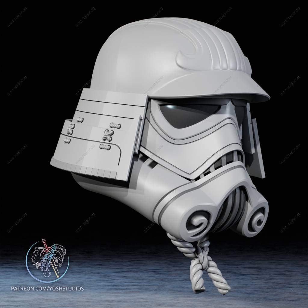 P站图纸印象馆 Yosh 星球大战 共和国突击队头盔 Yosh 星球大战 共和国突击队头盔