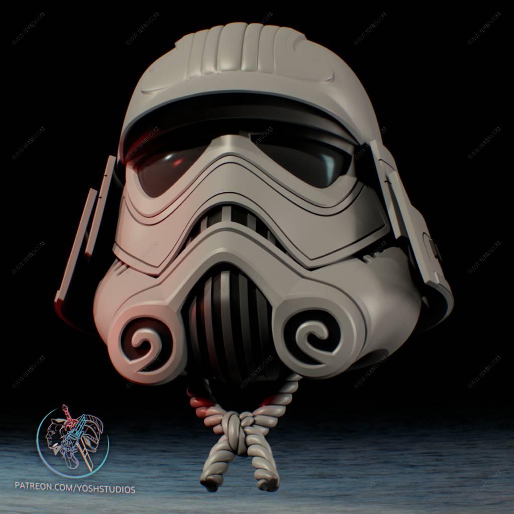 P站图纸印象馆 Yosh 星球大战 共和国突击队头盔 Yosh 星球大战 共和国突击队头盔
