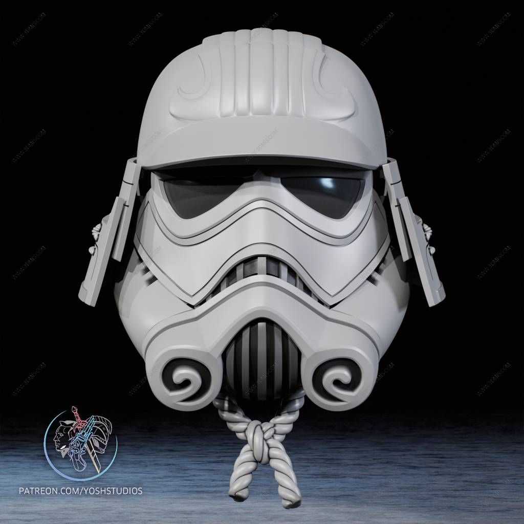 P站图纸印象馆 Yosh 星球大战 共和国突击队头盔 Yosh 星球大战 共和国突击队头盔