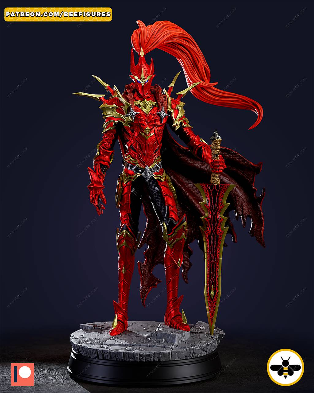 P站图纸印象馆 Bee Figures 我独自升级 伊格里斯 Bee Figures 我独自升级 伊格里斯