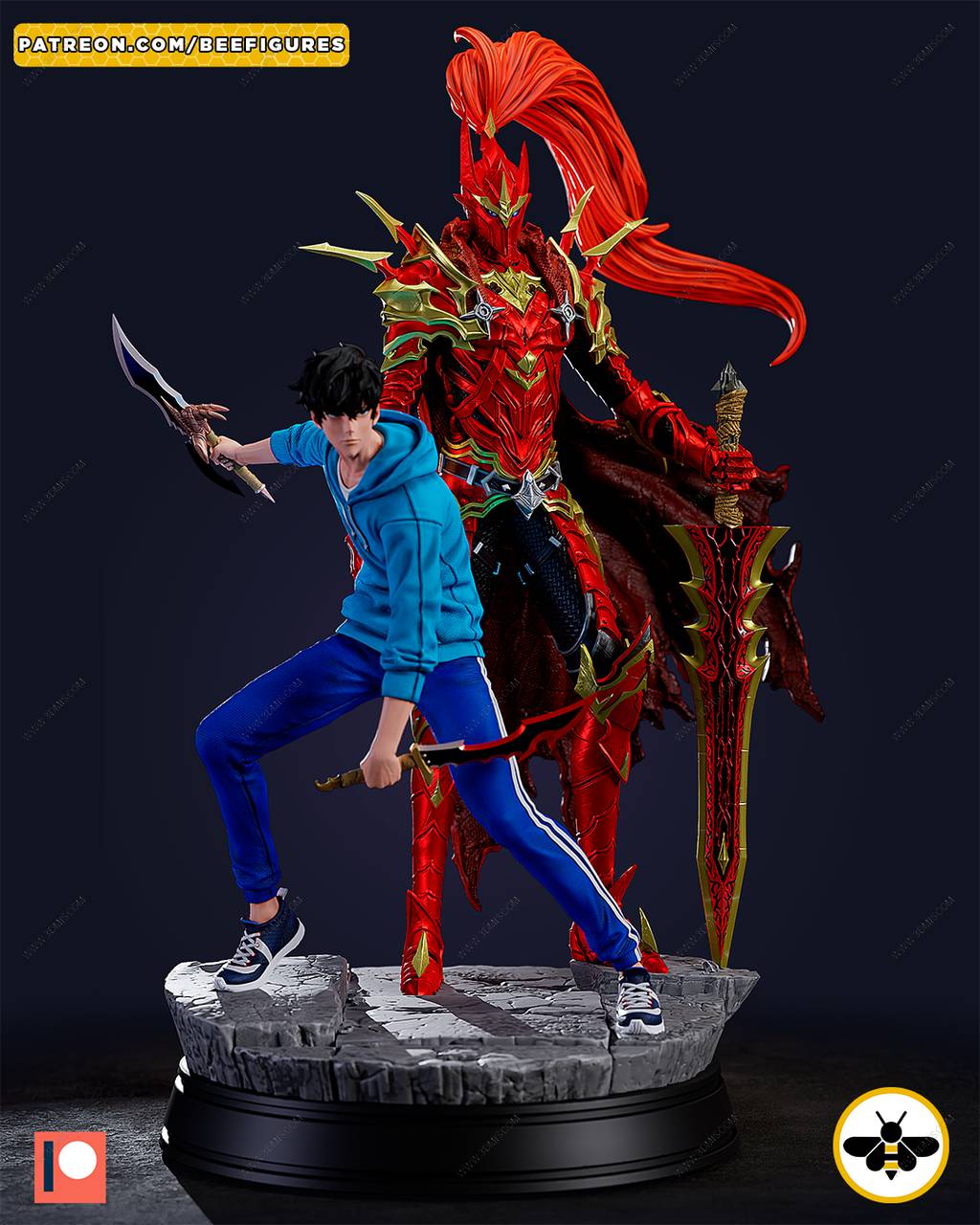 P站图纸印象馆 Bee Figures 我独自升级 伊格里斯 Bee Figures 我独自升级 伊格里斯