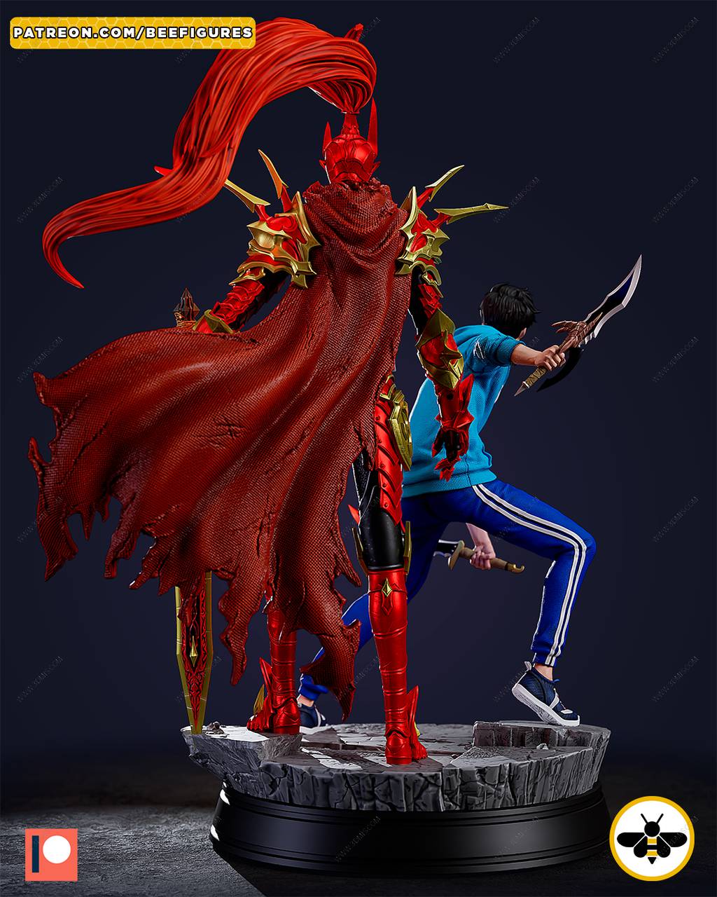 P站图纸印象馆 Bee Figures 我独自升级 伊格里斯 Bee Figures 我独自升级 伊格里斯