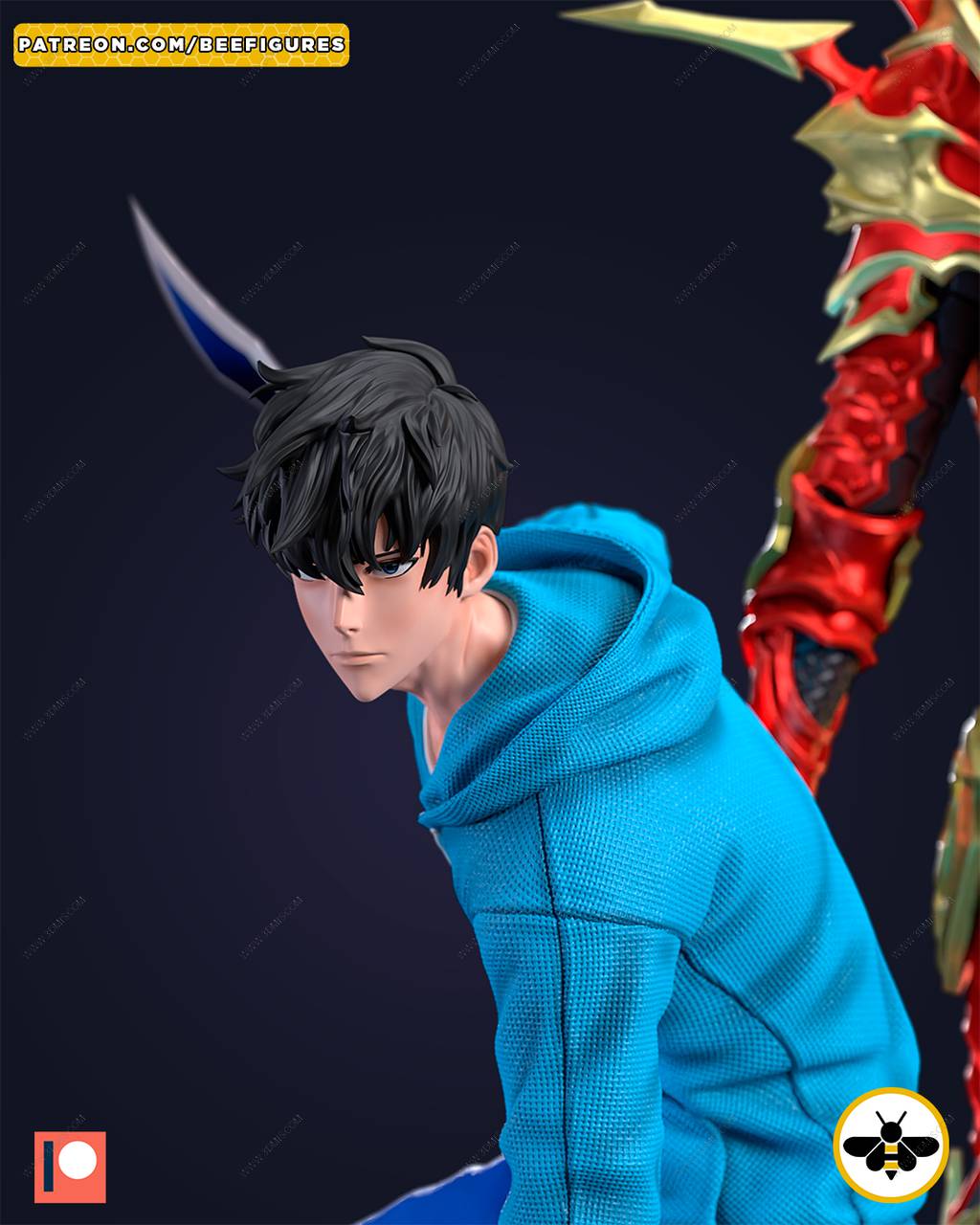 P站图纸印象馆 Bee Figures 我独自升级 伊格里斯 Bee Figures 我独自升级 伊格里斯