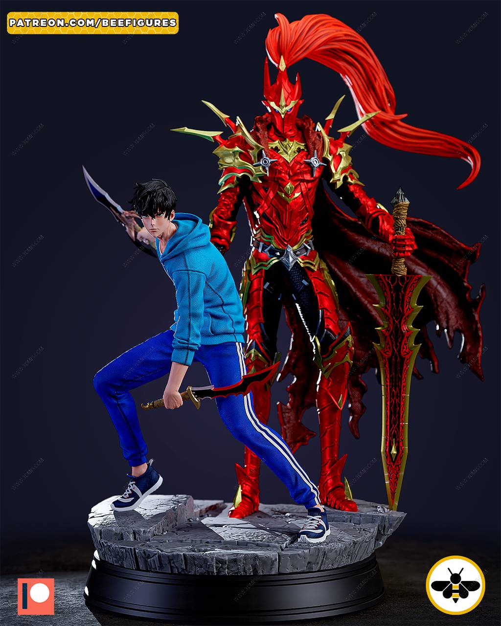 P站图纸印象馆 Bee Figures 我独自升级 伊格里斯 Bee Figures 我独自升级 伊格里斯