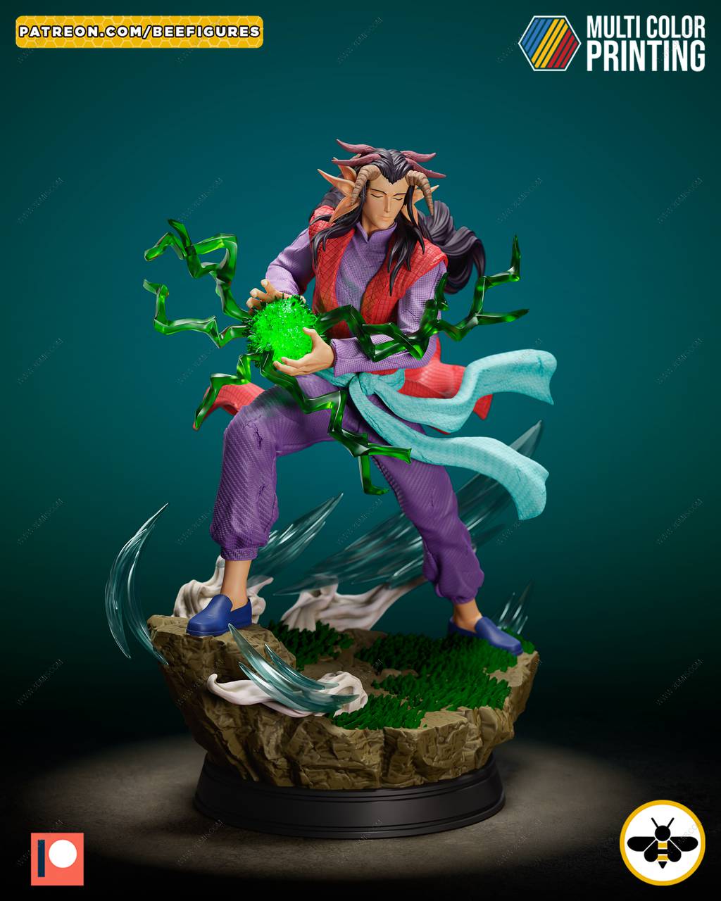 P站图纸印象馆 Bee Figures 幽游白书 浦饭幽助 Bee Figures 幽游白书 浦饭幽助