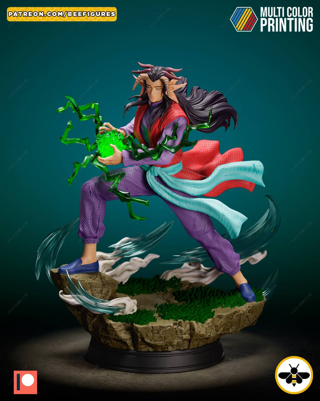 P站图纸印象馆 Bee Figures 幽游白书 浦饭幽助 Bee Figures 幽游白书 浦饭幽助