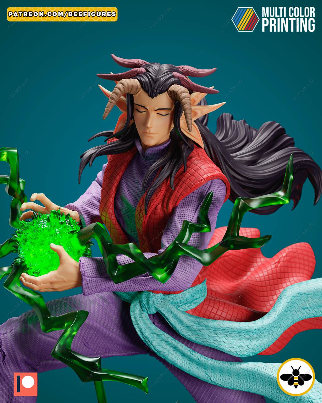 P站图纸印象馆 Bee Figures 幽游白书 浦饭幽助 Bee Figures 幽游白书 浦饭幽助