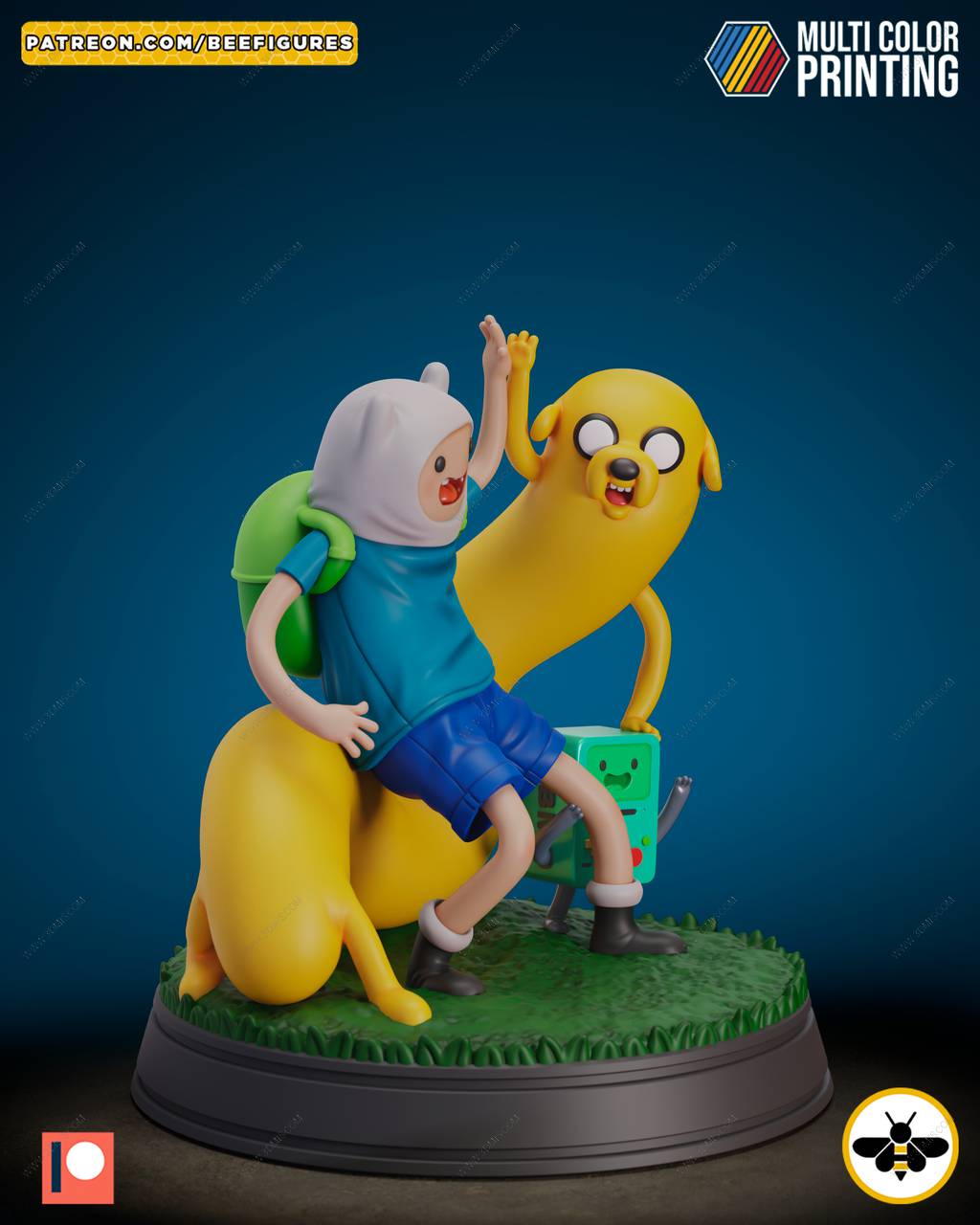 P站图纸印象馆 Bee Figures 探险时光 杰克和芬恩 Bee Figures 探险时光 杰克和芬恩