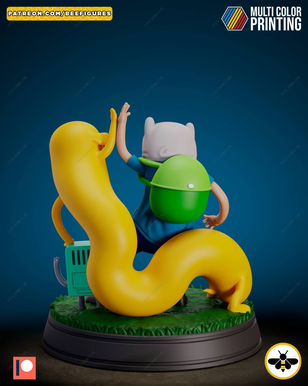 P站图纸印象馆 Bee Figures 探险时光 杰克和芬恩 Bee Figures 探险时光 杰克和芬恩