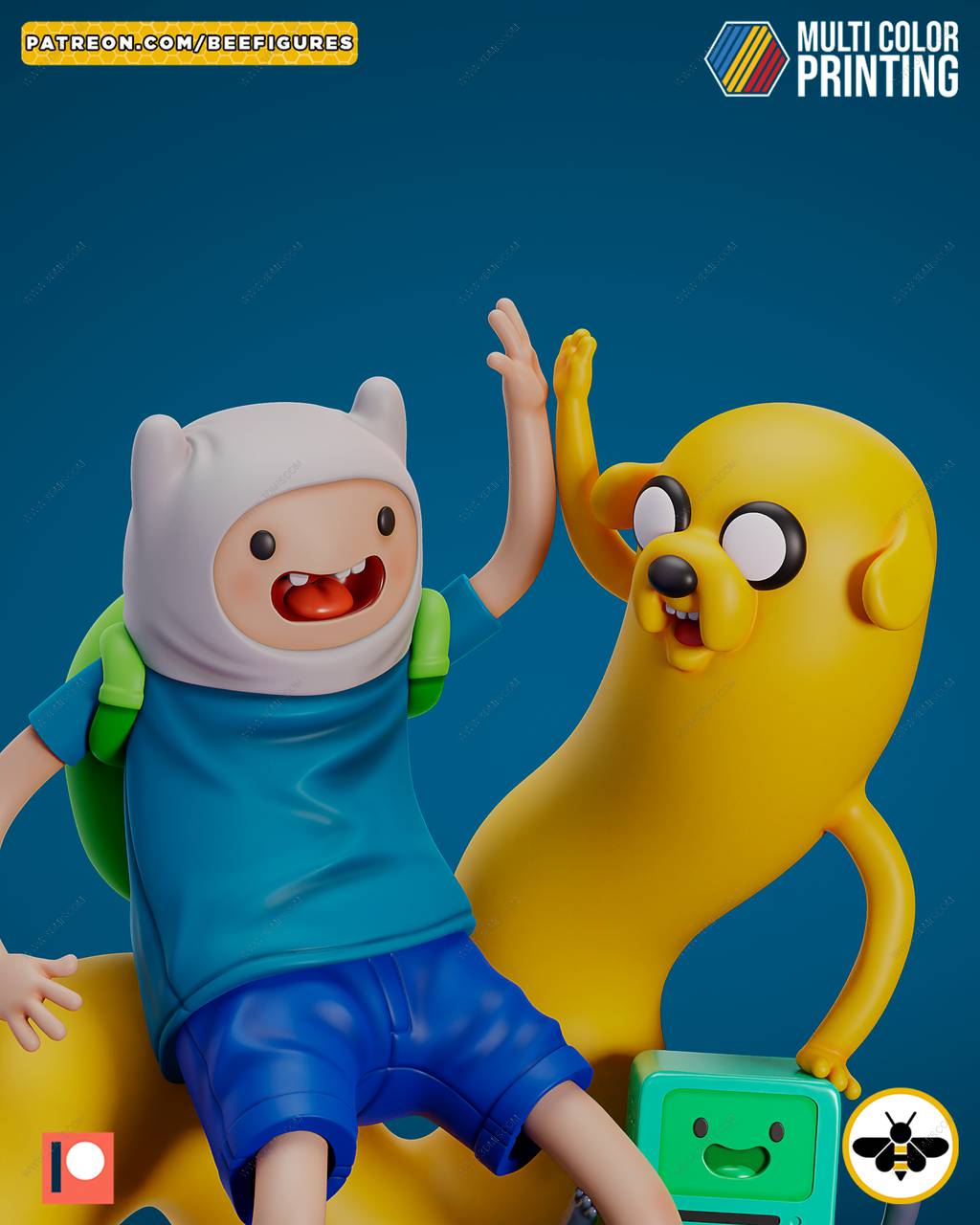 P站图纸印象馆 Bee Figures 探险时光 杰克和芬恩 Bee Figures 探险时光 杰克和芬恩