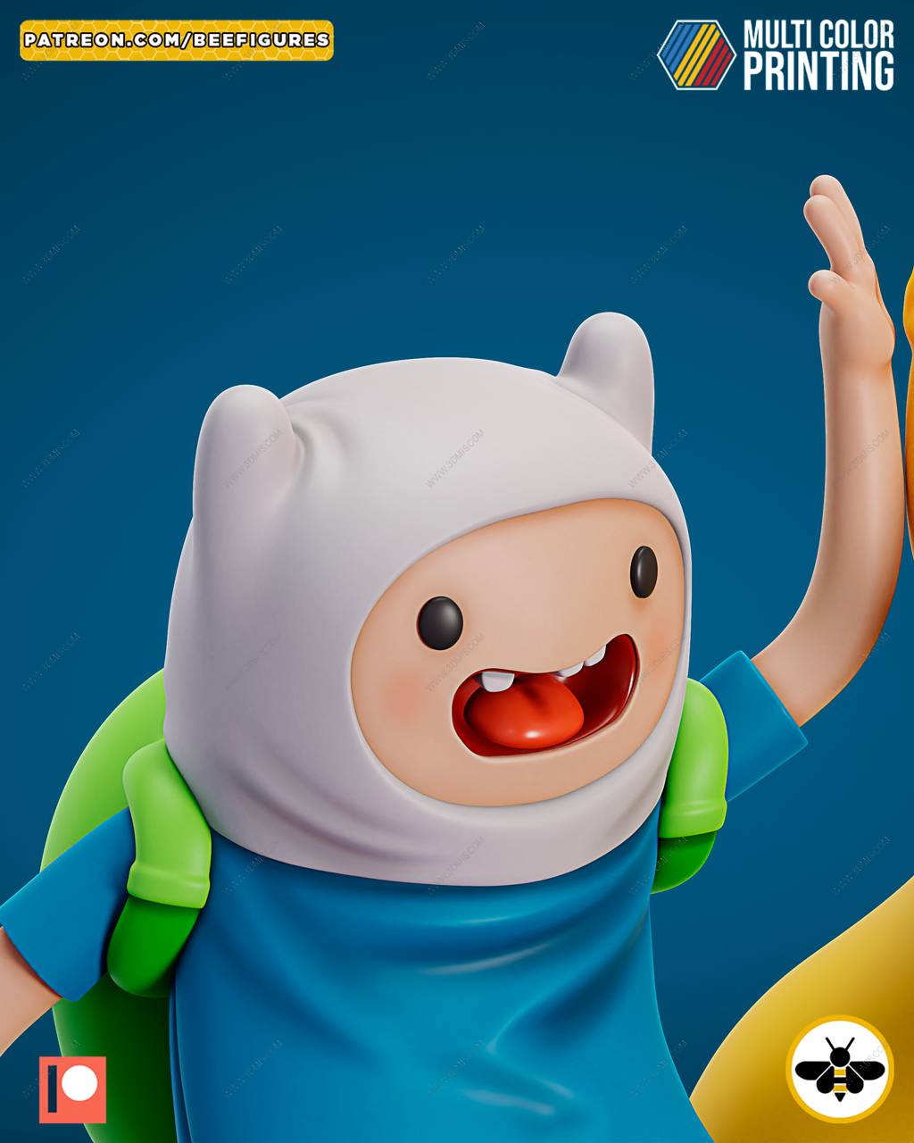 P站图纸印象馆 Bee Figures 探险时光 杰克和芬恩 Bee Figures 探险时光 杰克和芬恩