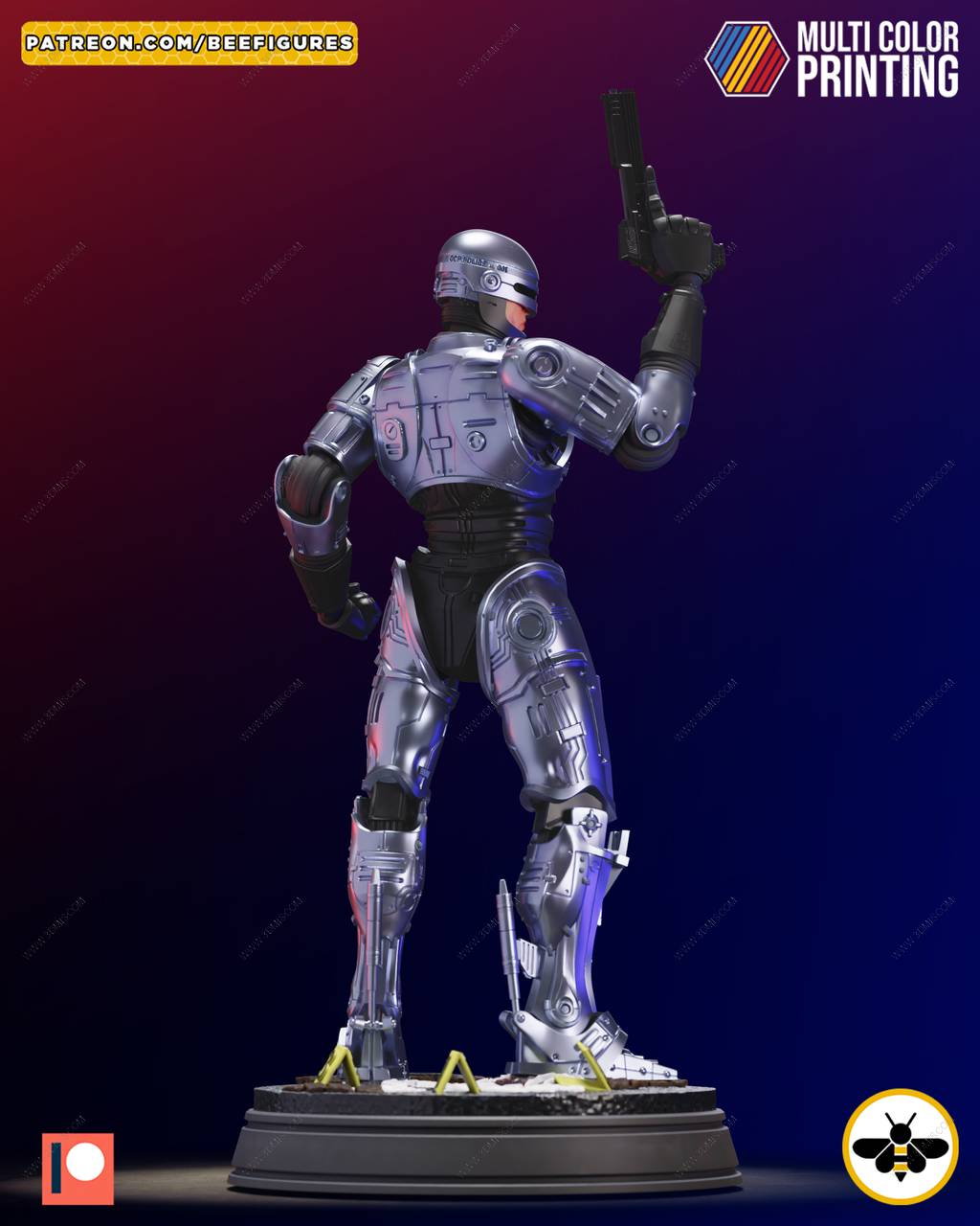 P站图纸印象馆 Bee Figures 机械战警 Bee Figures 机械战警