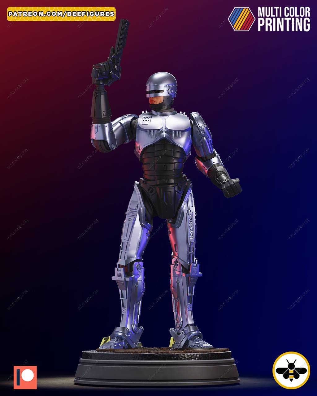 P站图纸印象馆 Bee Figures 机械战警 Bee Figures 机械战警