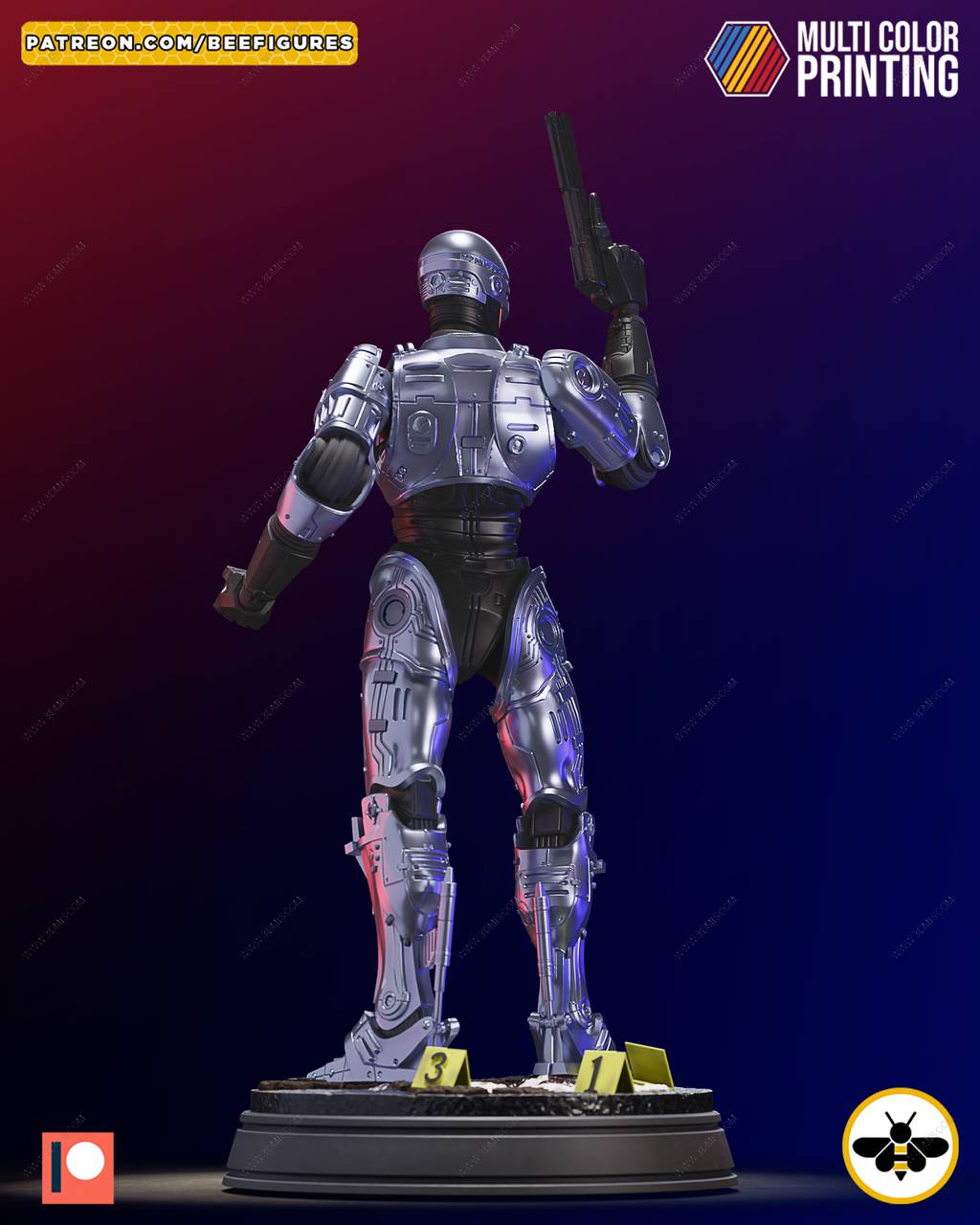 P站图纸印象馆 Bee Figures 机械战警 Bee Figures 机械战警