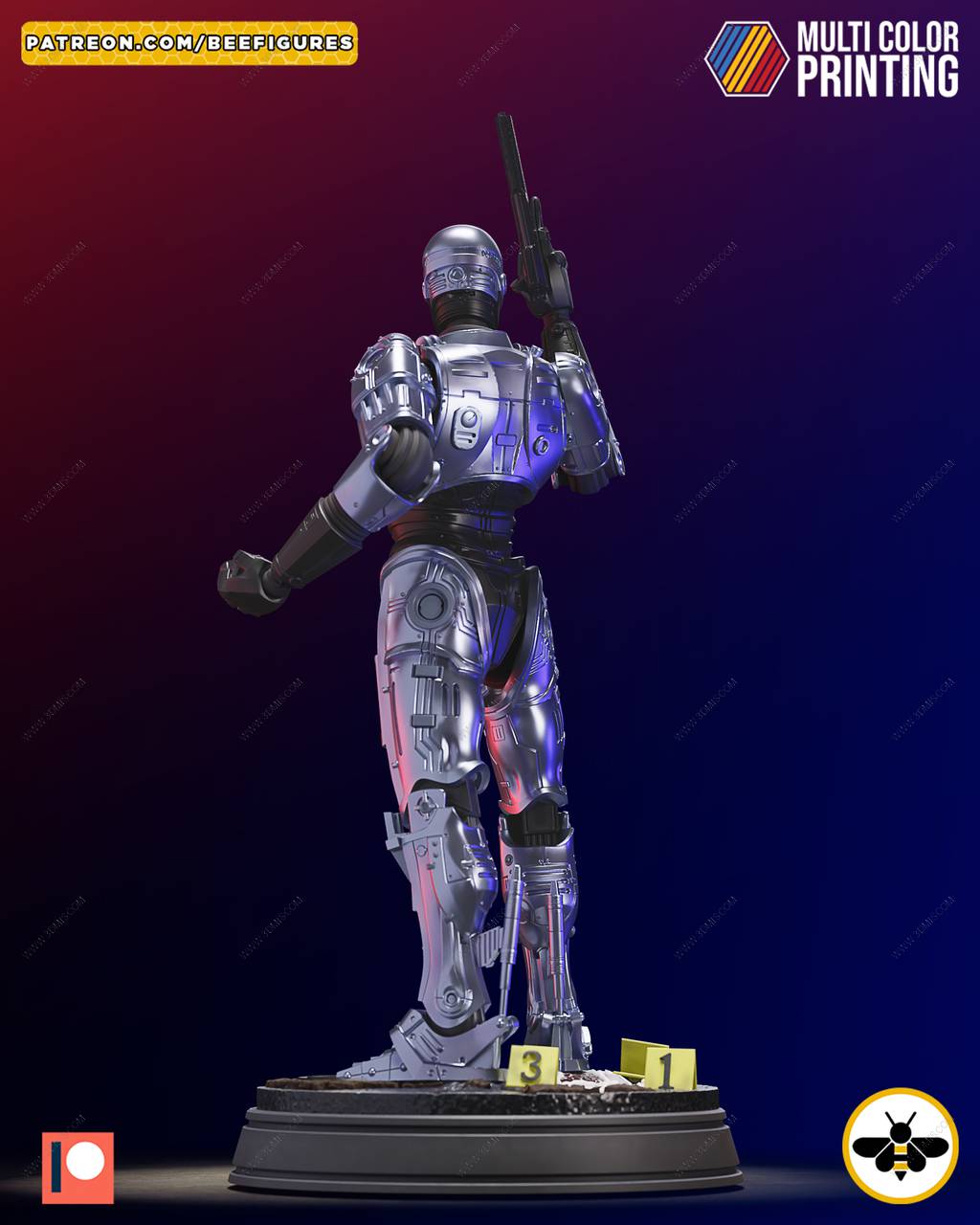 P站图纸印象馆 Bee Figures 机械战警 Bee Figures 机械战警