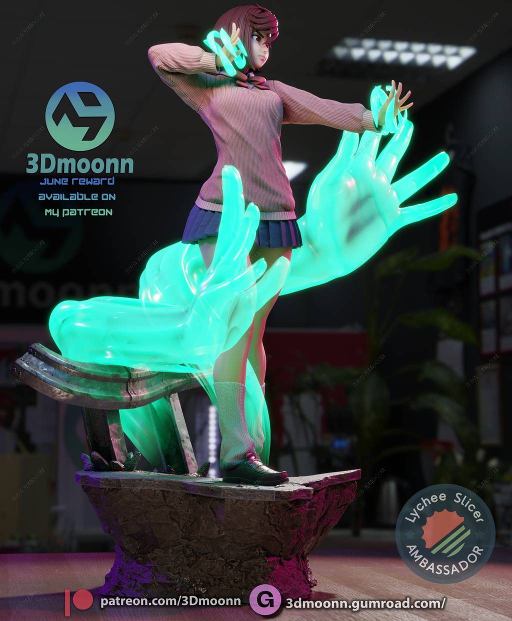 P站图纸印象馆 3Dmoonn 当哒当 绫濑桃 3Dmoonn 当哒当 绫濑桃