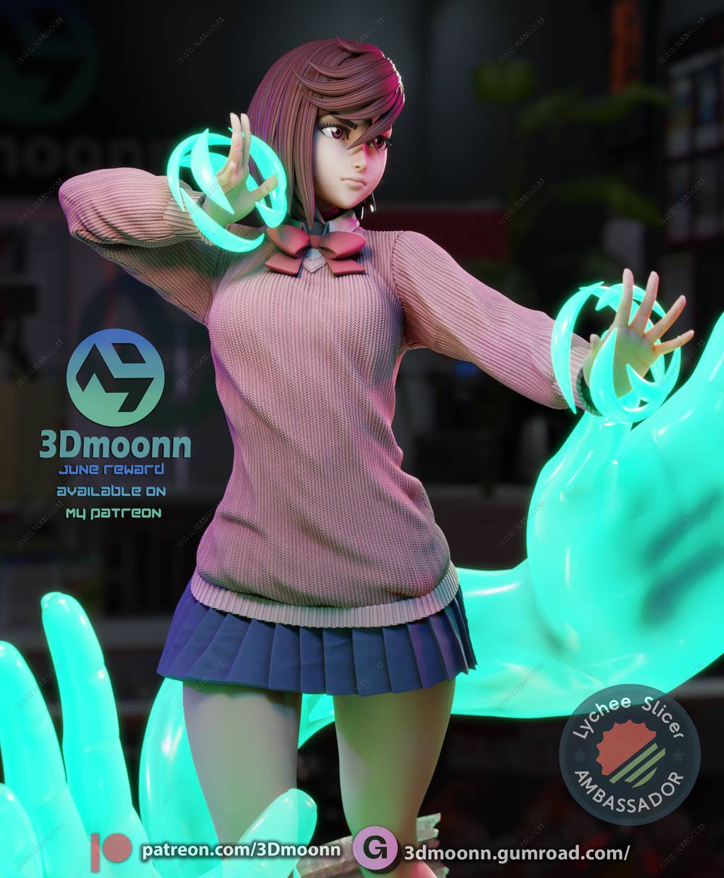 P站图纸印象馆 3Dmoonn 当哒当 绫濑桃 3Dmoonn 当哒当 绫濑桃