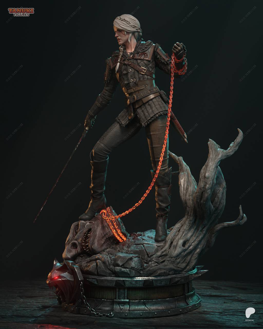 P站图纸印象馆 Tanuki Figures 猎魔人 希里 Tanuki Figures 猎魔人 希里