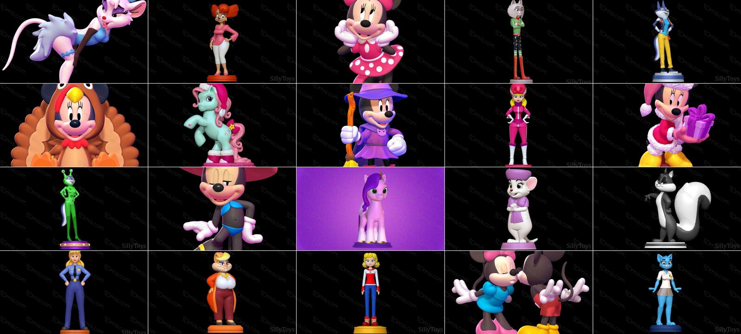 P站图纸印象馆 SillyToys 20个作品合集 SillyToys 20个作品合集