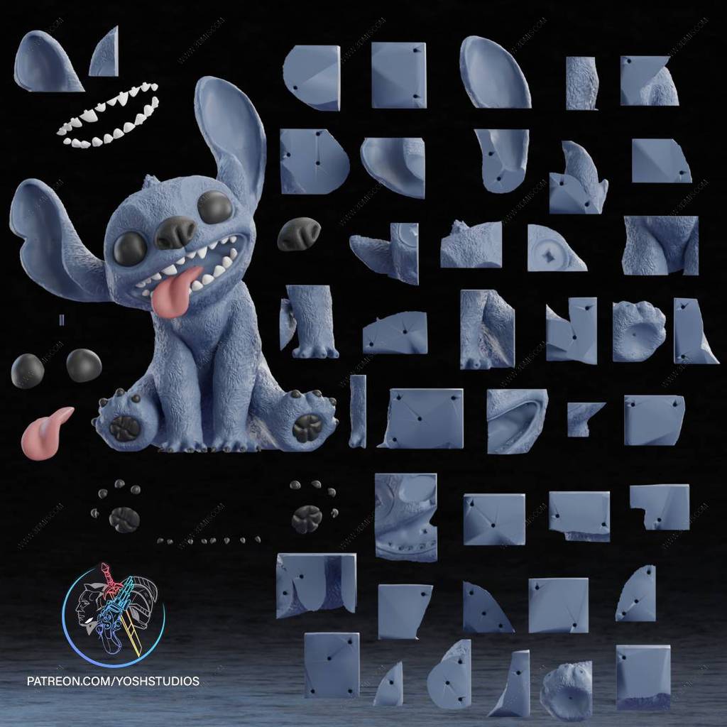 P站图纸印象馆 Yosh 星际宝贝 史迪奇 Yosh 星际宝贝 史迪奇