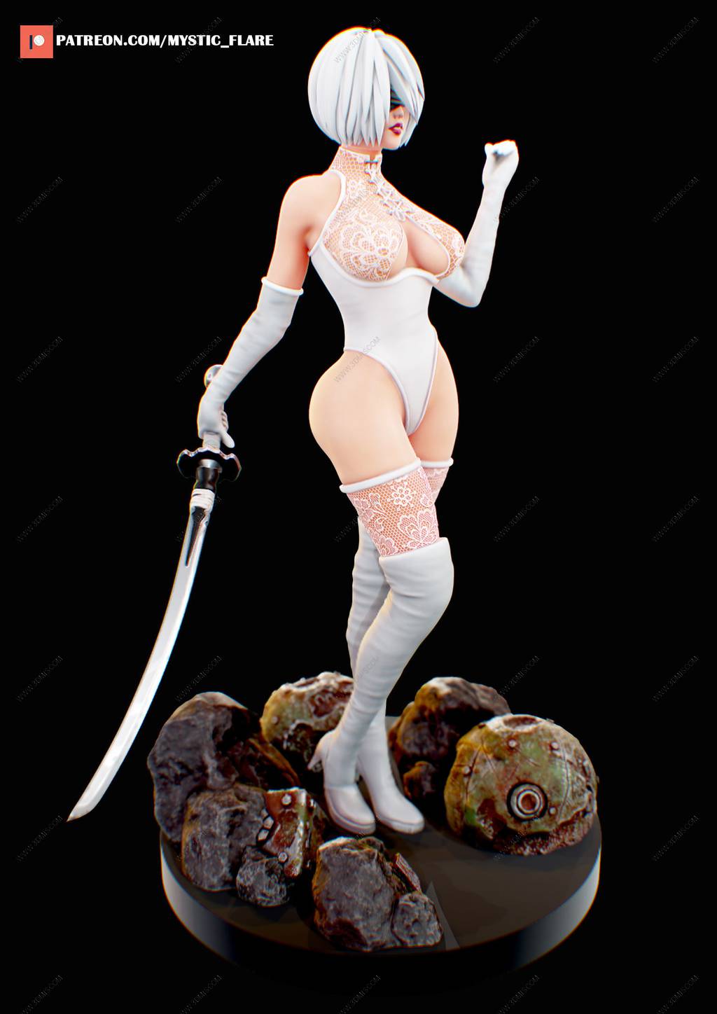 P站图纸印象馆 尼尔:机械纪元 尤尔哈2B 尼尔:机械纪元 尤尔哈2B