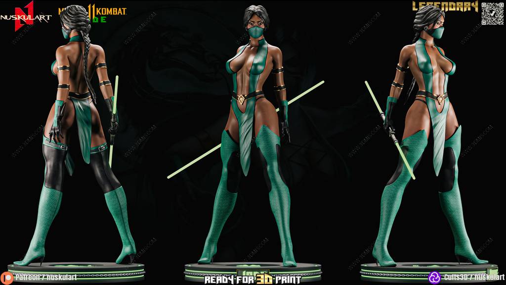 P站图纸印象馆 Nuskul Art 真人快打 杰德 Nuskul Art 真人快打 杰德