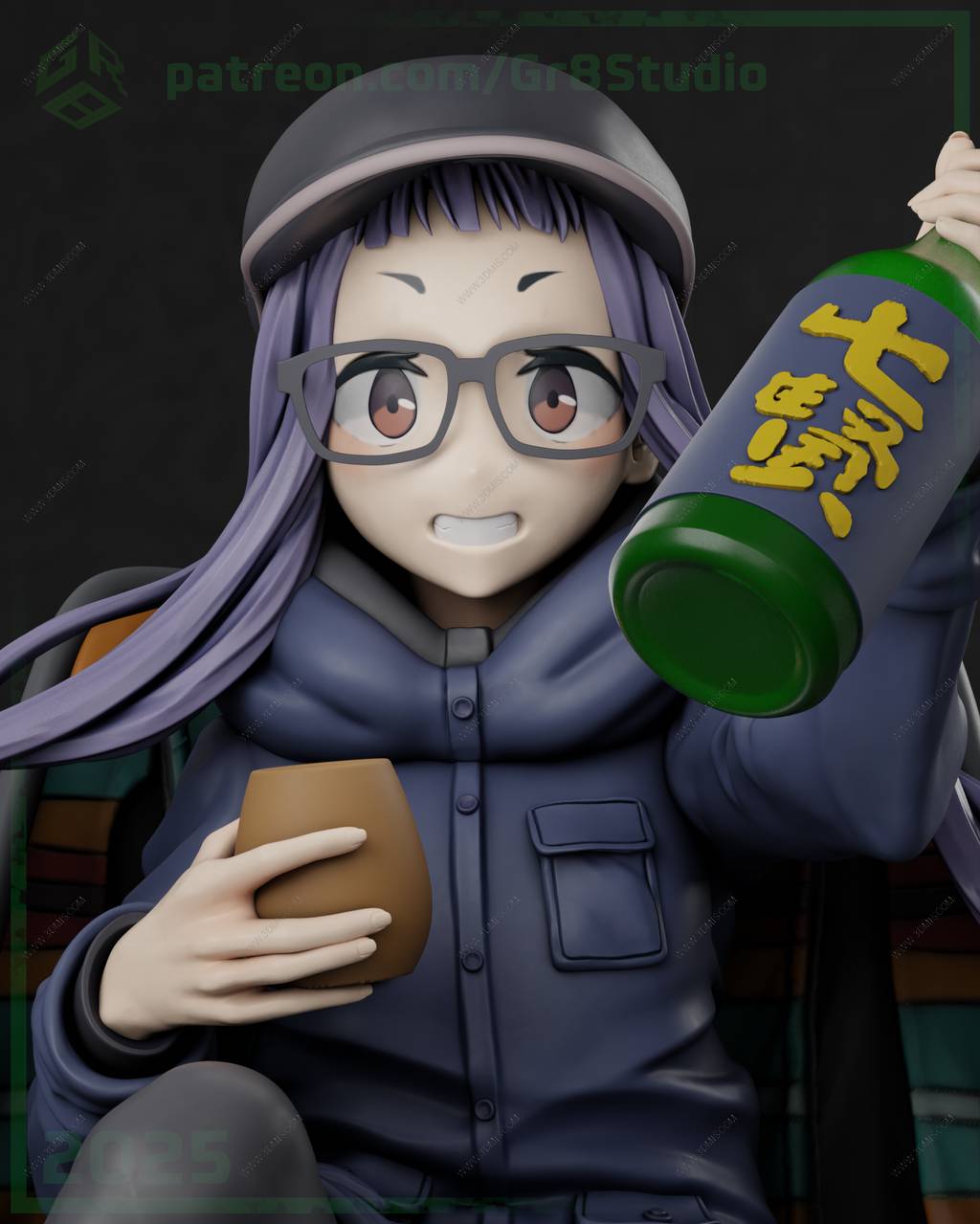 P站图纸印象馆 摇曳露营 大垣千明 摇曳露营 大垣千明