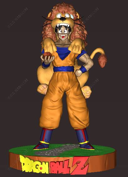 P站图纸印象馆 龙珠 悟空舞狮 龙珠 悟空舞狮