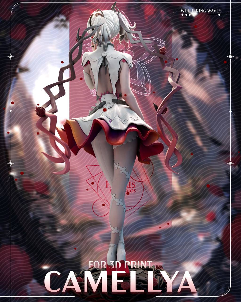 P站图纸印象馆 Hybris 鸣潮 椿 Hybris 鸣潮 椿