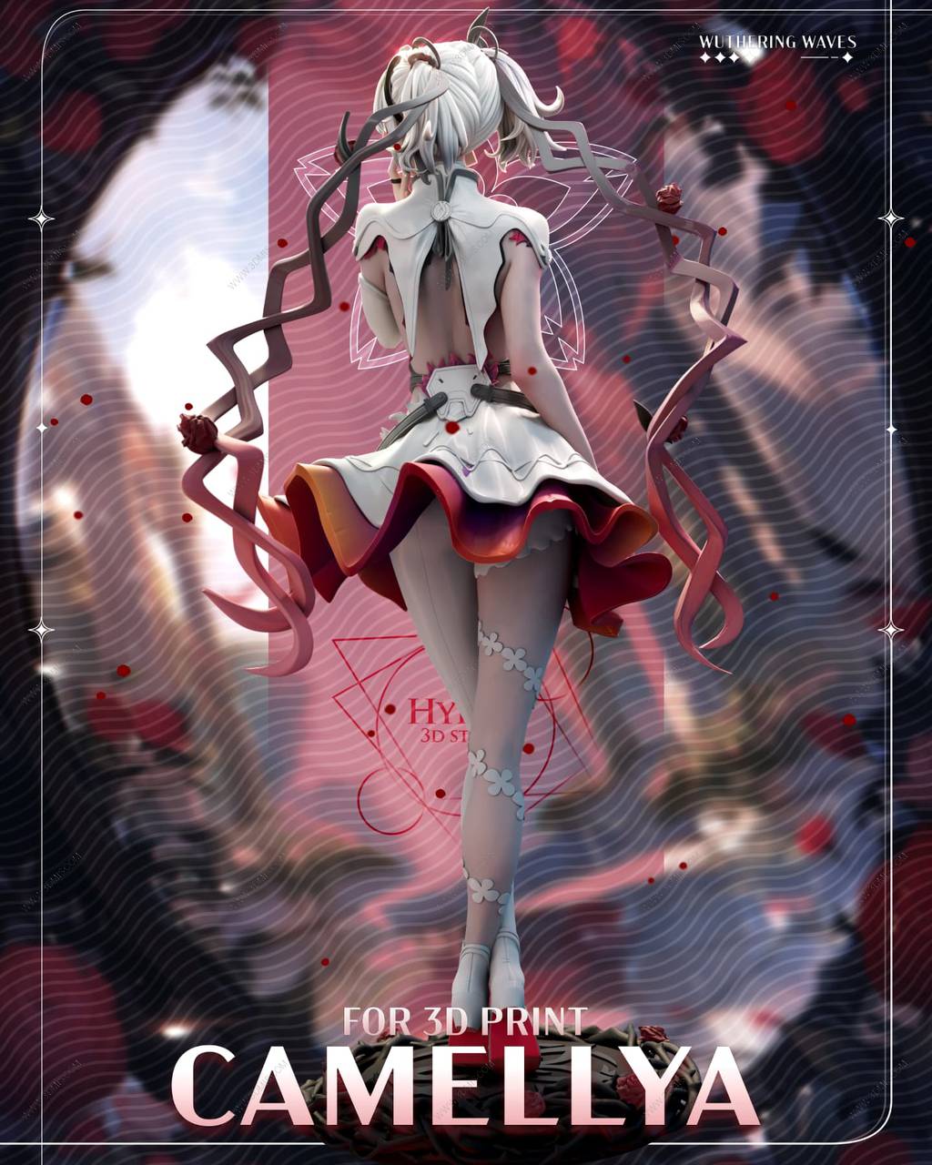 P站图纸印象馆 Hybris 鸣潮 椿 Hybris 鸣潮 椿