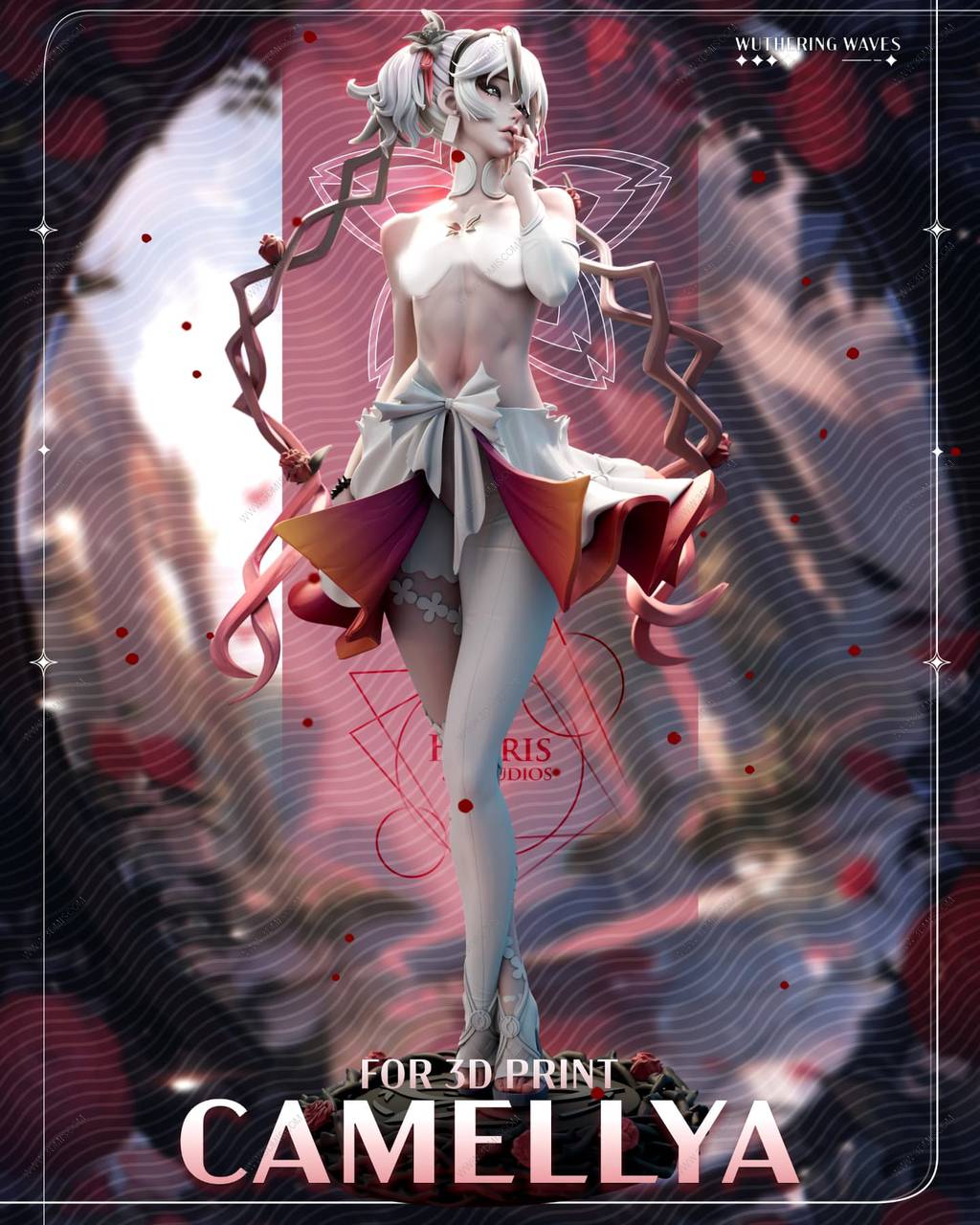 P站图纸印象馆 Hybris 鸣潮 椿 Hybris 鸣潮 椿