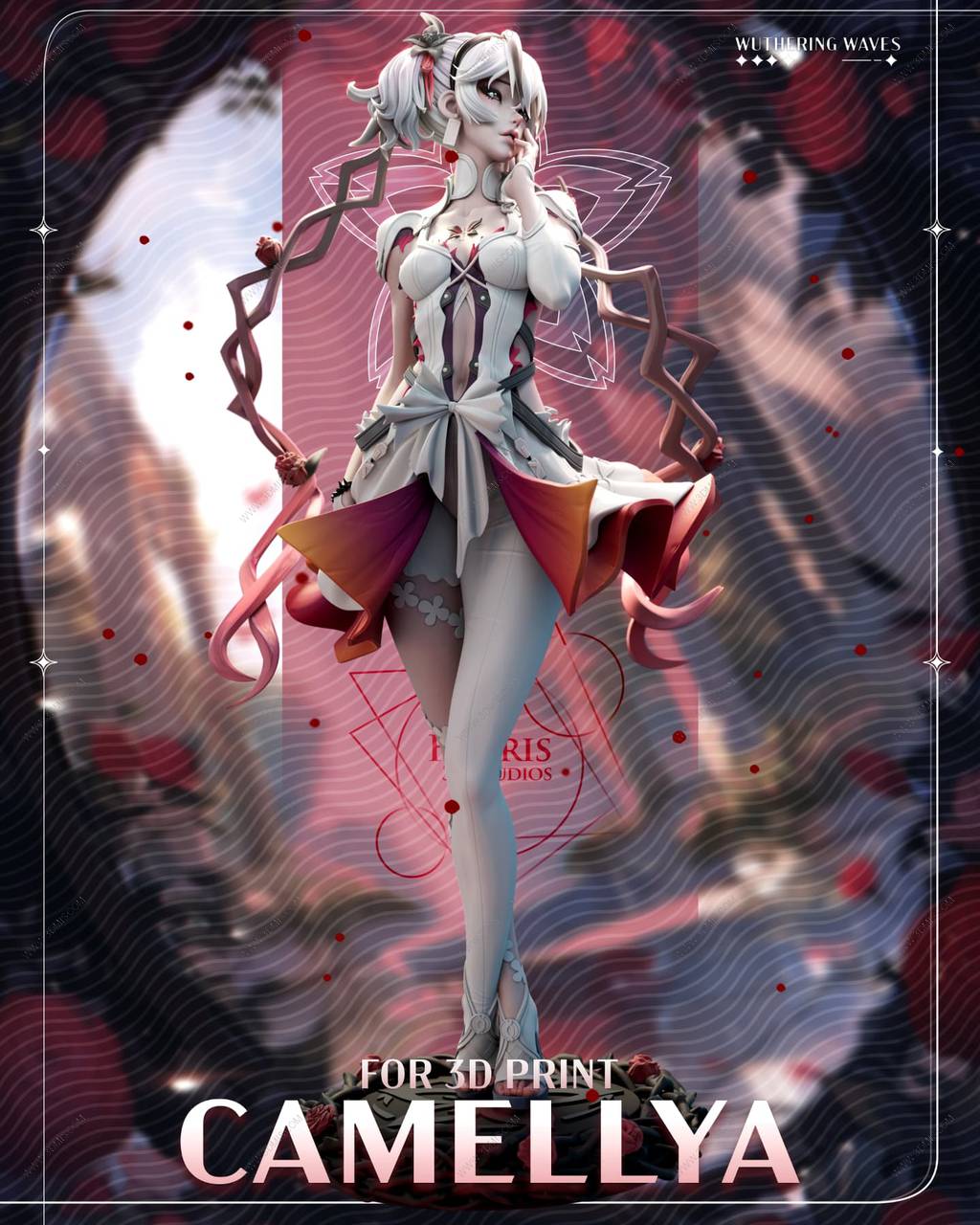 P站图纸印象馆 Hybris 鸣潮 椿 Hybris 鸣潮 椿