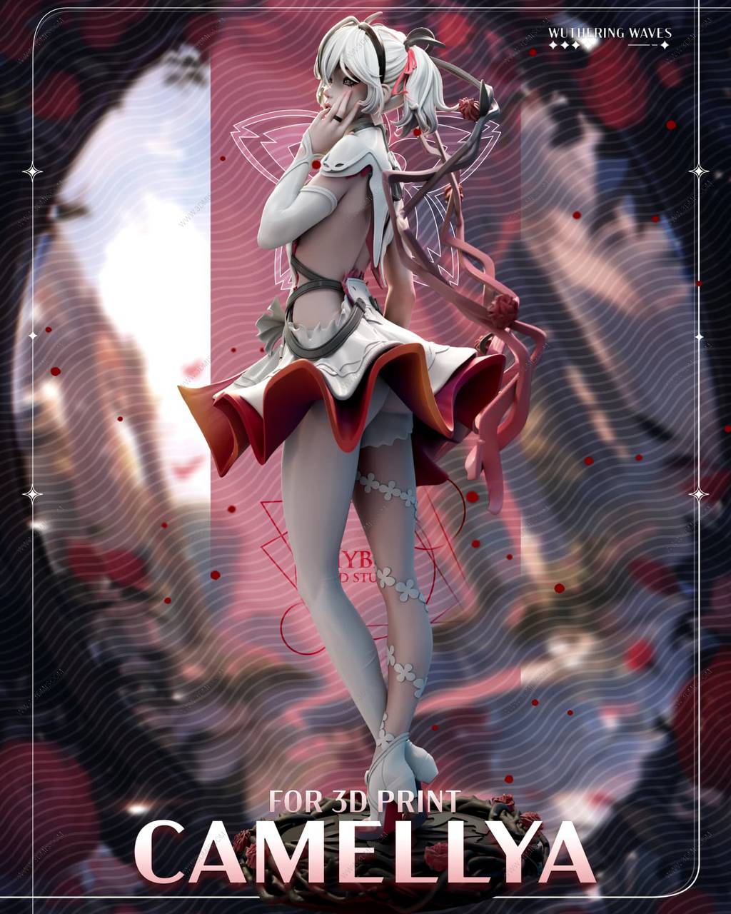 P站图纸印象馆 Hybris 鸣潮 椿 Hybris 鸣潮 椿