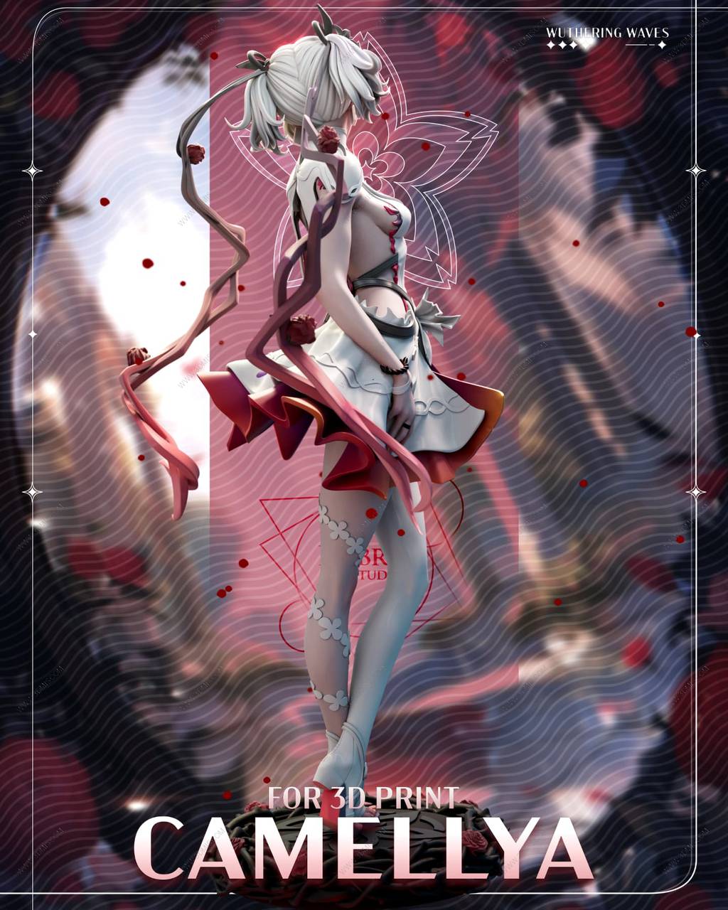 P站图纸印象馆 Hybris 鸣潮 椿 Hybris 鸣潮 椿