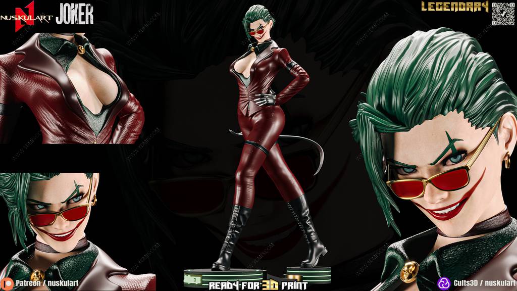 P站图纸印象馆 Nuskul Art DC漫画 小丑 Nuskul Art DC漫画 小丑