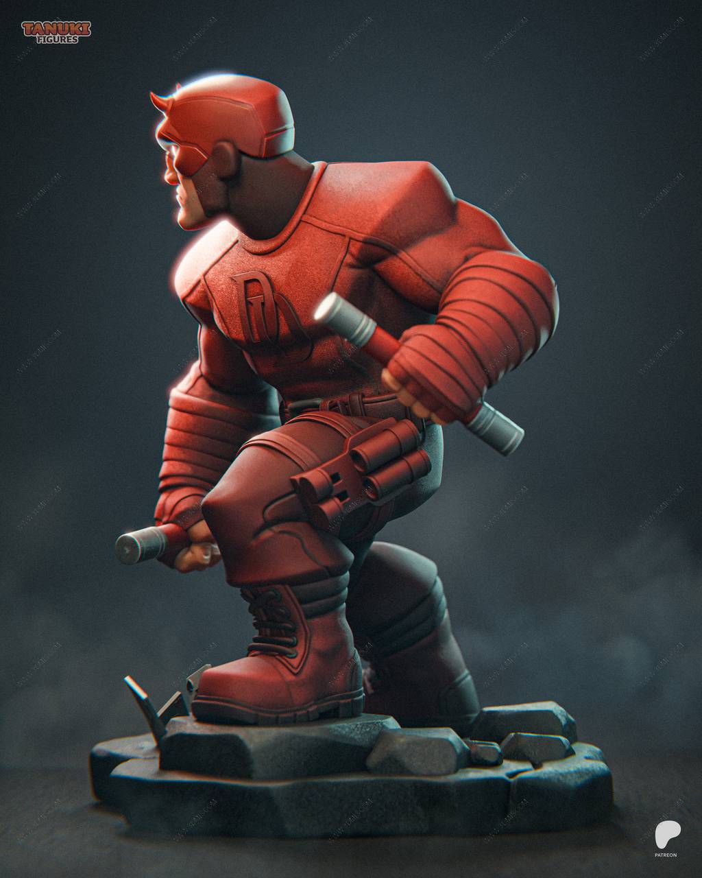 P站图纸印象馆 Tanuki Figures 漫威 夜魔侠 Tanuki Figures 漫威 夜魔侠