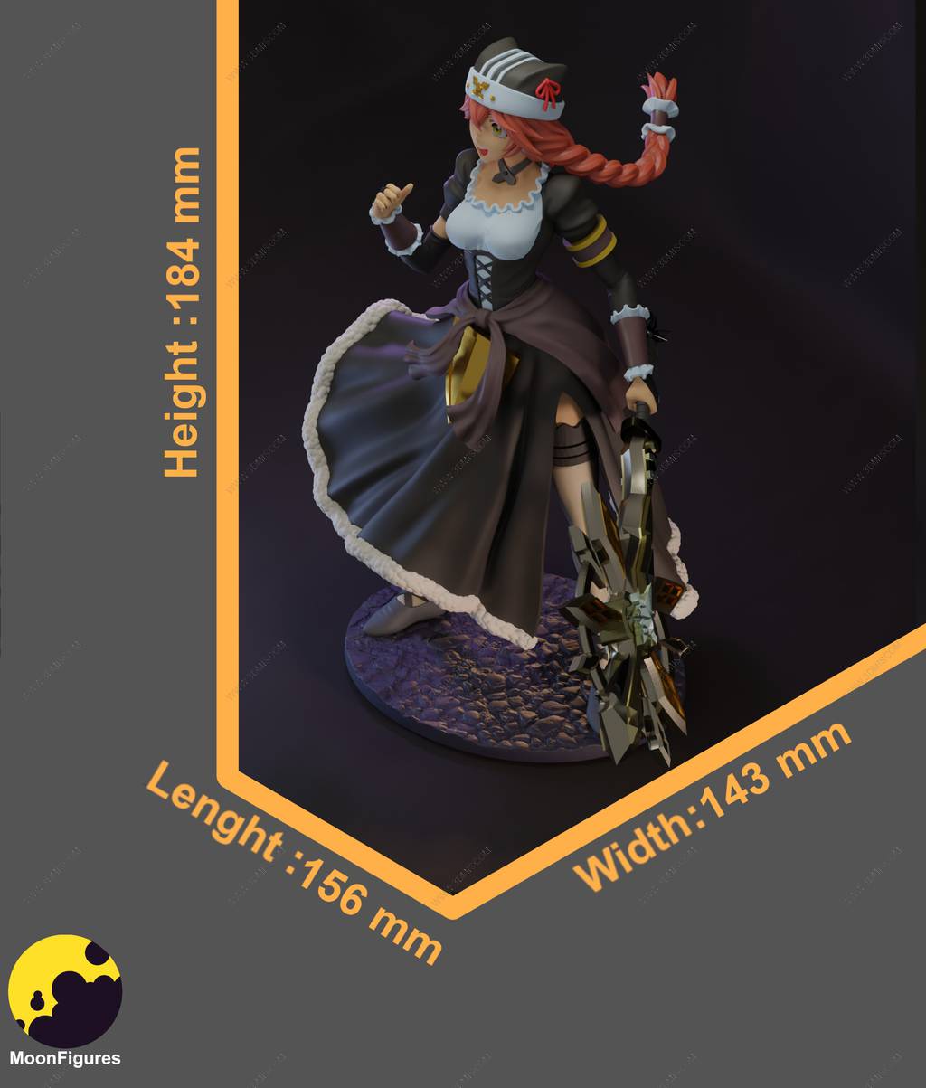 P站图纸印象馆 Moon Figures 不死者之王 露普斯蕾琪娜·贝塔 Moon Figures 不死者之王 露普斯蕾琪娜·贝塔