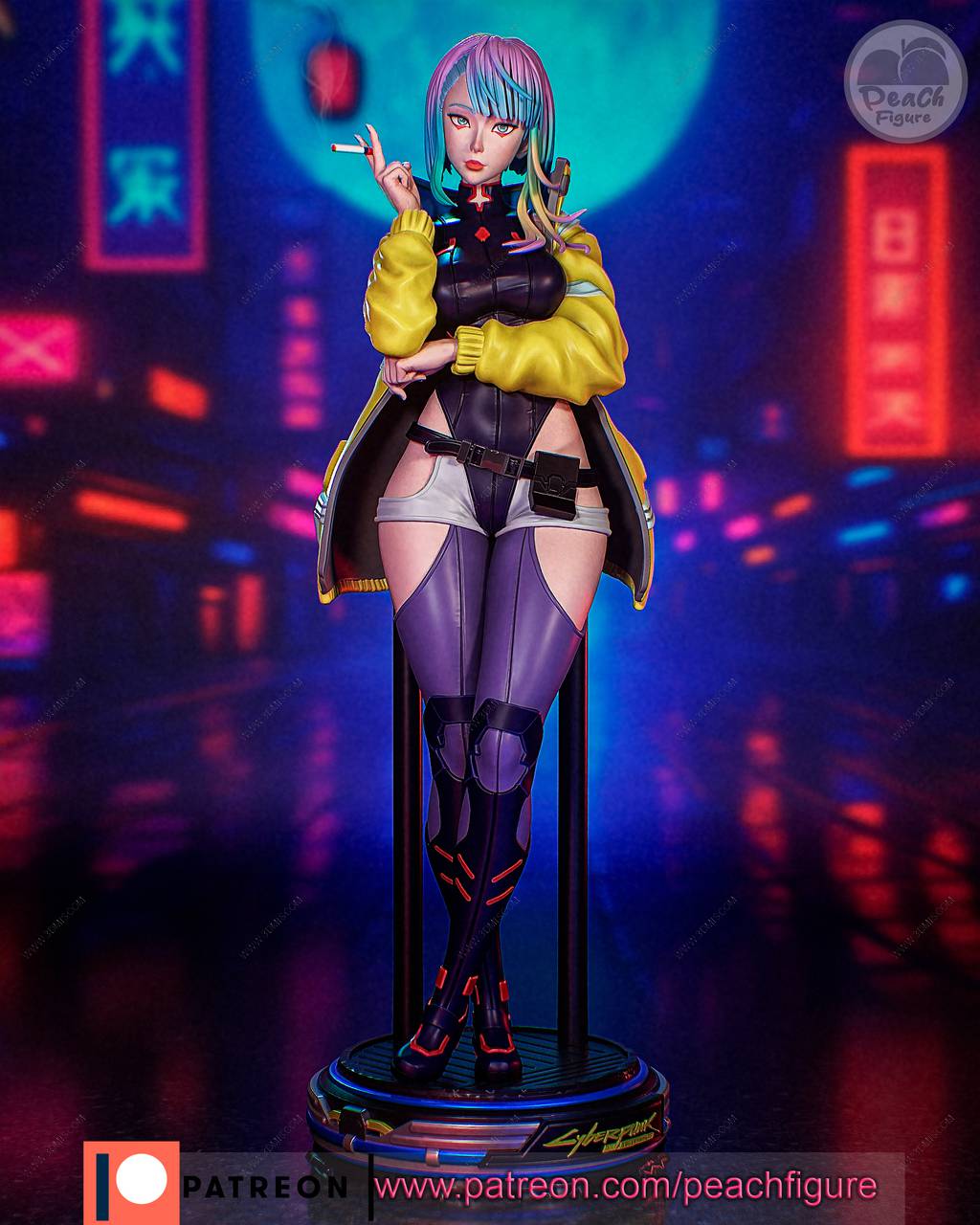 P站图纸印象馆 Peach Figure 赛博朋克 露西 Peach Figure 赛博朋克 露西