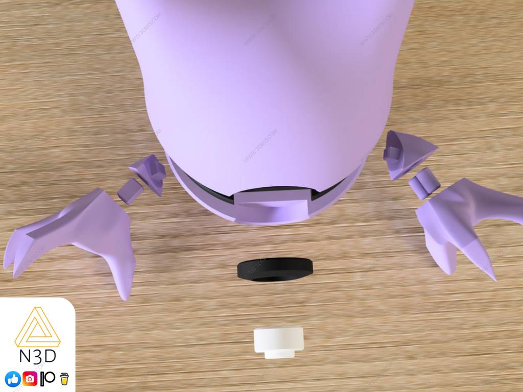 P站图纸印象馆 精灵宝可梦 鬼斯通 精灵宝可梦 鬼斯通