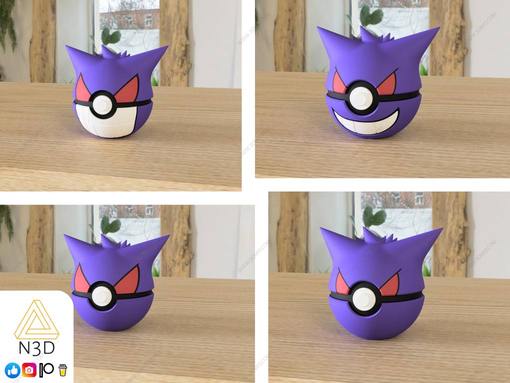 P站图纸印象馆 精灵宝可梦 耿鬼 精灵宝可梦 耿鬼