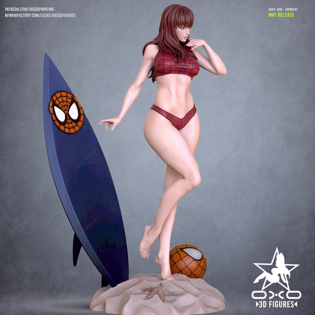 P站图纸印象馆 OXO3D 漫威 玛丽简 OXO3D 漫威 玛丽简