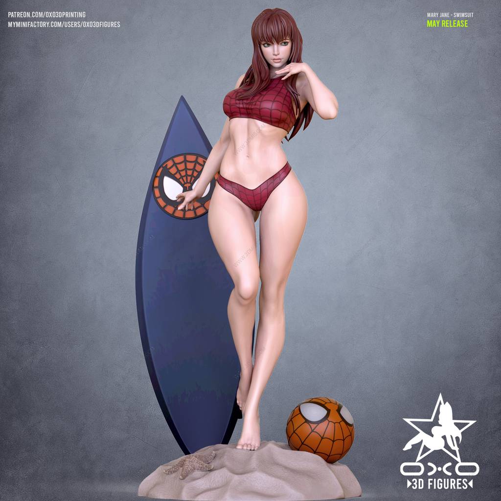 P站图纸印象馆 OXO3D 漫威 玛丽简 OXO3D 漫威 玛丽简