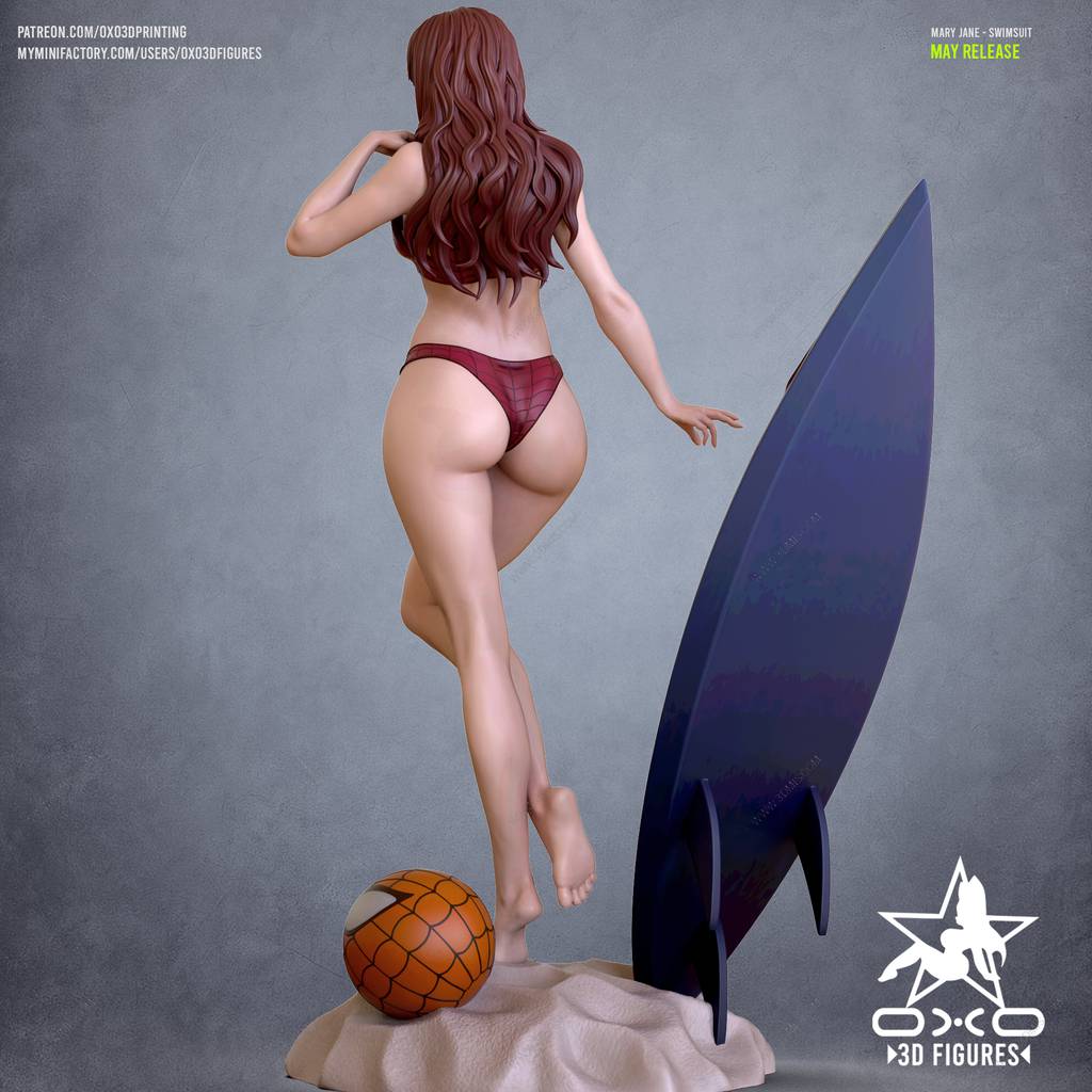 P站图纸印象馆 OXO3D 漫威 玛丽简 OXO3D 漫威 玛丽简