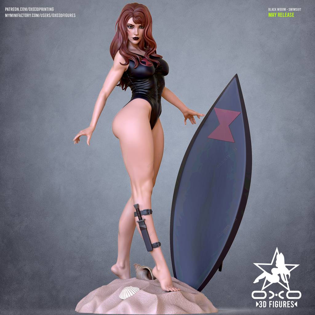 P站图纸印象馆 OXO3D 漫威 娜塔莎·罗曼诺夫 OXO3D 漫威 娜塔莎·罗曼诺夫