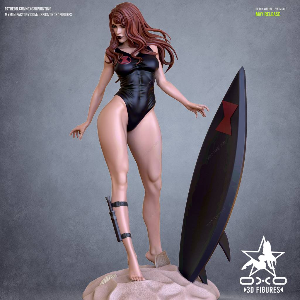 P站图纸印象馆 OXO3D 漫威 娜塔莎·罗曼诺夫 OXO3D 漫威 娜塔莎·罗曼诺夫